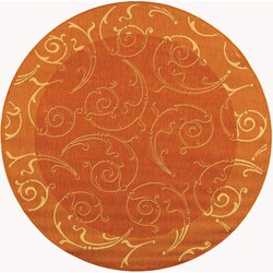 Oasis Indoor/ Outdoor Polypropylene Rug (6'7 Round)