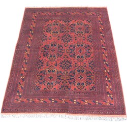 Afghan Khal Mohammadi Red Wool Rug (6'8 x 9'7)
