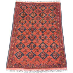 Afghan Khal Mohammadi Red Wool Rug (2'5 x 4')