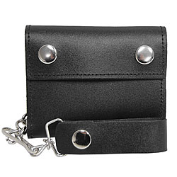 BT Sport Men's Leather Bi-fold Wallet with Chain