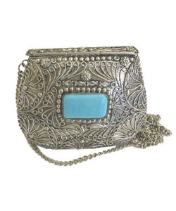 Agate Inlaid Handbag (India)