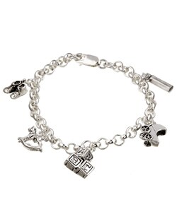 Sterling Silver Baby Charm Bracelet