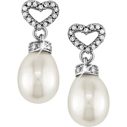 14k Gold FW Pearl and 1/10ct TDW Diamond Earrings (7-8 mm)
