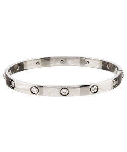 18k White Gold 1ct TDW Diamond Cartier Love Bangle (F, VS1)