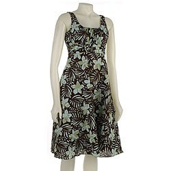 hawaiian print dress