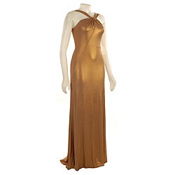 Adrianna Papell Women's Single-shoulder Jersey Gown