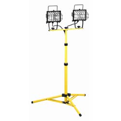 Tripod Double Bulb Halogen Light