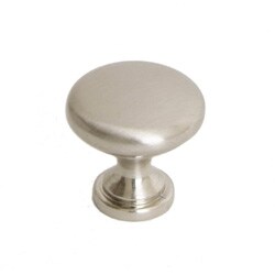 Round Satin Nickel knob (Pack of 10)