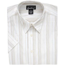 Solo Jeans Men's Beige Button Front Shirt