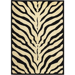 Virginia Zebra Animal Print Rug (2'2 x 7'7)