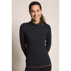 Spooney Women's Long-sleeve Mock Neck Shirt