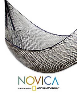Ocean Waves Large Deluxe Hammock with Accessories (Mexico)