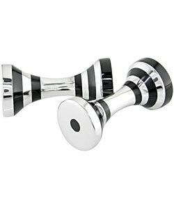 Sterling Silver Onyx Cuff Links