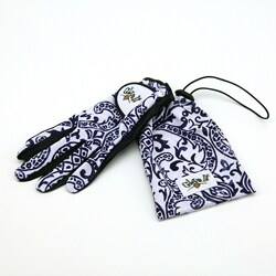 Glove It Black and White Pineapple Ladies' Golf Glove