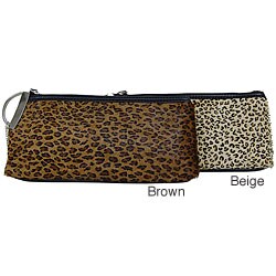 Chinese Laundry Leopard Print Zippered Clutch-style Bag