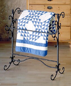 Scrolled Iron Blanket Rack