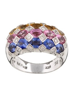 Encore by Le Vian 14k Gold Sapphire and 2/5ct TDW Diamond Ring