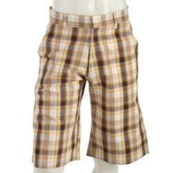 Marx & Dutch Men's Slash Pocket Plaid Short