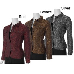 Rough Rider Women's Swirl Print Blazer