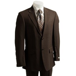 Kenneth Cole Men's Dark Taupe 2-button Suit