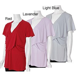 Misses Me Fashion Women's Plus Size V-neck Top