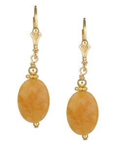 14k Goldfill Butterscotch Magnesium Drop Earrings