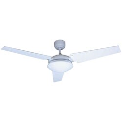 Opal Light White Finish 52-inch Ceiling Fan