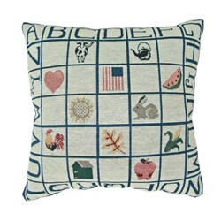 ABC Tapestry Pillows (Set of 2)