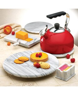 Tea Time Entertainment 6-piece Set w/ Cheese Slicer