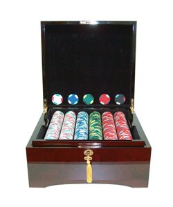 NEXGEN Edgespot 750-pc. Poker Chip Set with Mahogany Case