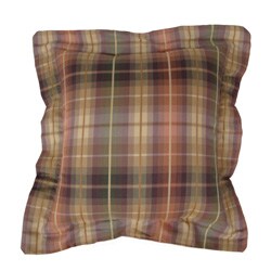 Purple Plaid Throw Pillows (Set of 2)