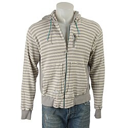Five Four Men's Grey Stripe Hoodie