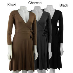 Tammy Mars Long-Sleeve Wrap Dress