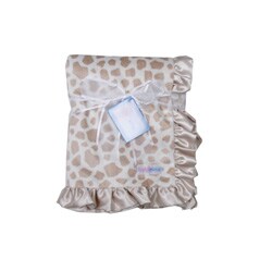 Babykins Ruffle Giraffe Baby Blanket