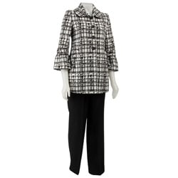 Nine West Women's 2-piece Coat and Pant Suit