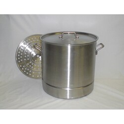 Stainless Steel 60-quart Stock Pot with Steamer Rack