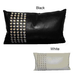 Long Leather Pillow