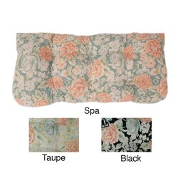 Bountiful Floral Outdoor Bench Settee Cushion