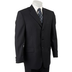 Joseph Abboud Men's Navy Tonal Pinstripe Suit