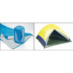 Tent and Sleeping Bag Set