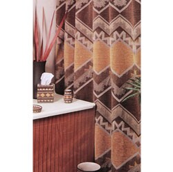 Barranca Brown Shower Curtain