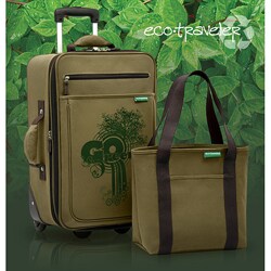 Eco Traveler 2-piece Expandable Carry-on Luggage Set - GoGreen Design