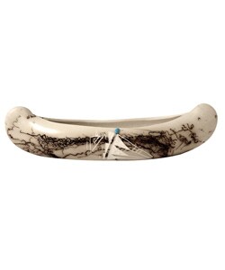 Horse Hair Canoe Sculpture(Native American)