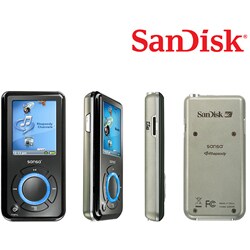 SanDisk Sansa e280 8GB Multimedia Mp3 Player (Refurbished)