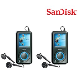 Two Sandisk Sansa 8GB E280 MP3 Players (Refurbished)