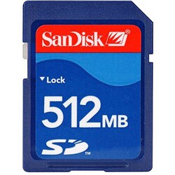 SanDisk 512MB SD Memory Card (Case of 10)