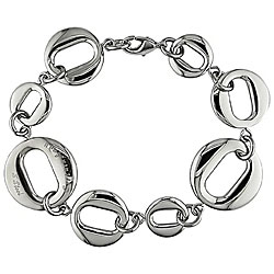 Stainless Steel Oval Link Bracelet