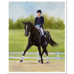 Michelle Moate 'Horse of Sport IX' Framed Art