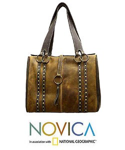 Leather 'Trendsetter' Tote (Mexico)
