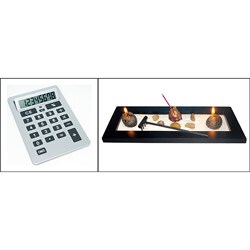 Giant Calculator and Deluxe Zen Garden